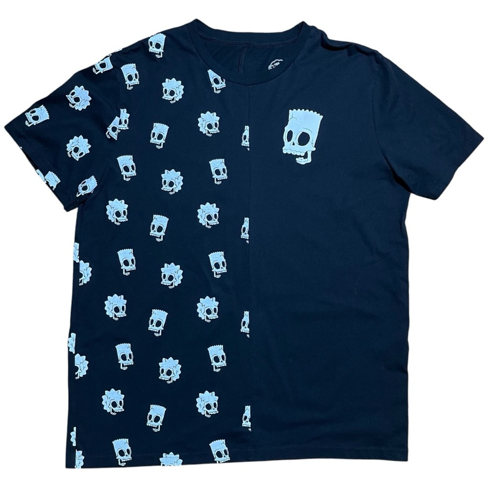 The Simpsons Bart & Lisa Skull Halloween 20th Television Tee Shirt Sz XL(Men’s)